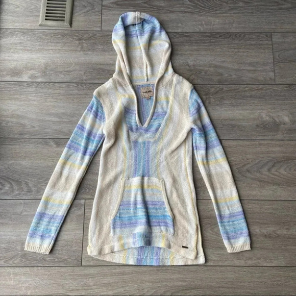 Harlow Baja Boho Beach Hooded Knit  Sweater - Picture 4 of 12